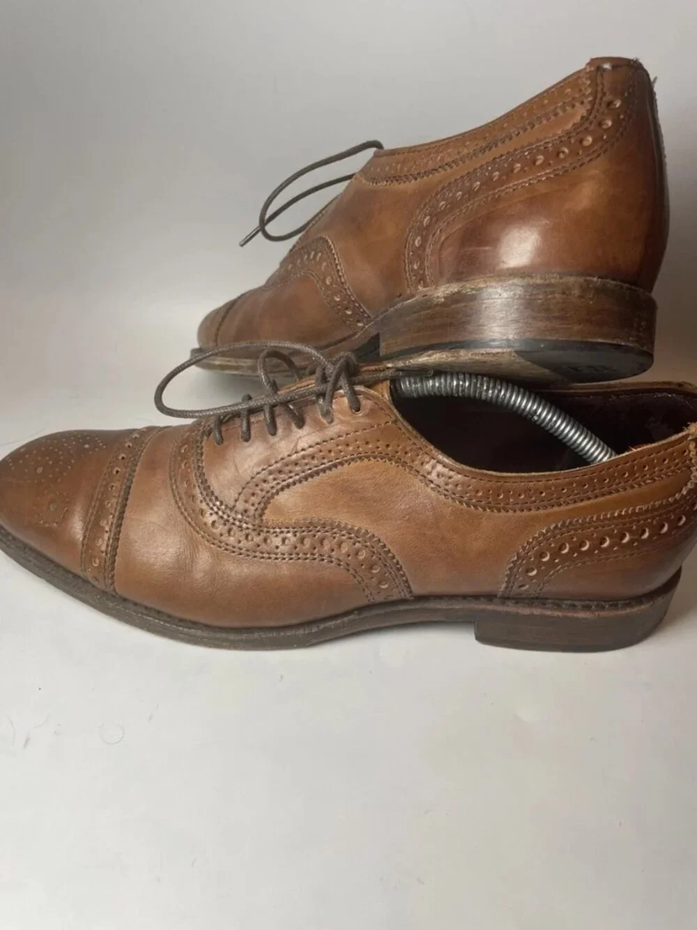 Allen Edmonds 'Strands' Cap Toe Oxford Size 8.5 D MENS Brown